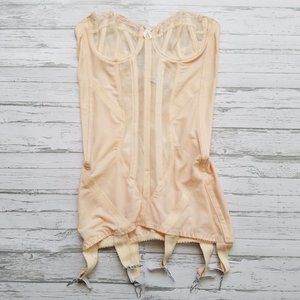 Peach Retro Style Corselette
